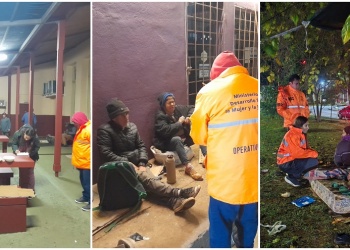 Entregaron 80 platos de comida y albergaron más de 30 personas en situación de calle