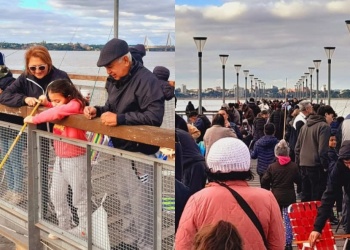 Exitoso encuentro entre nietos y abuelos en costanera posadeña