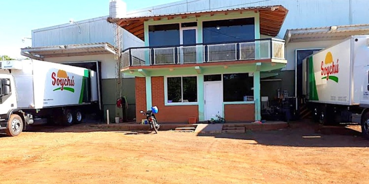 PUERTO ESPERANZA. La empresa propiedad de Pablo Ortiz, quien fue víctima del asalto durante la mañana del miércoles 21 de mayo.