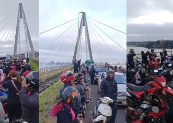 “Solo pedimos respeto”: el reclamo de los paseros que paralizó el puente Posadas-Encarnación