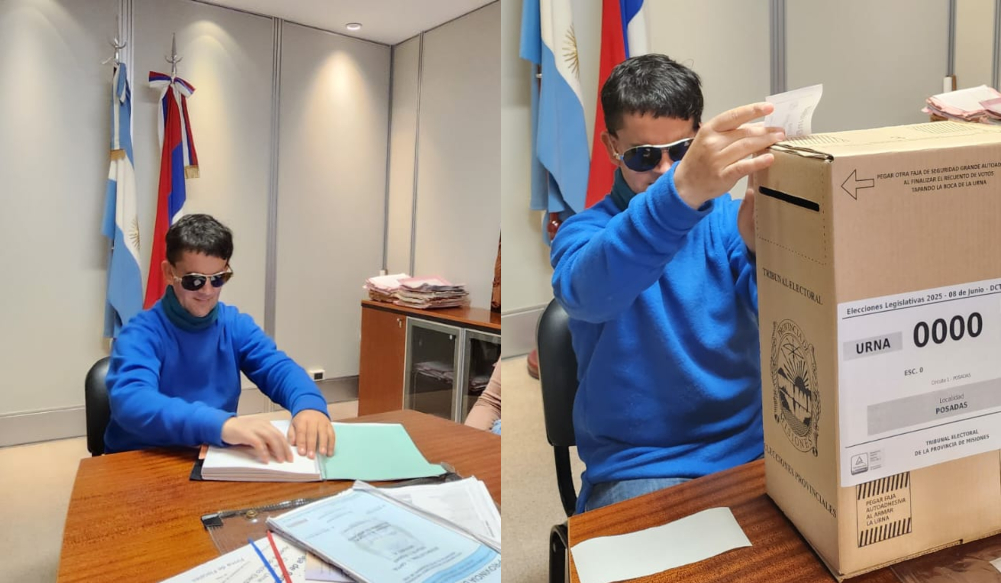 Misiones tiene el primer padrón adaptado en Braille para autoridades de mesa