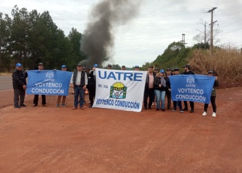 Tareferos se movilizaron en la zona centro por la crisis del sector