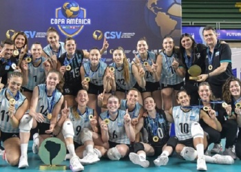 Voley: “Las Panteras” vencieron a Brasil e hicieron historia en la Copa América