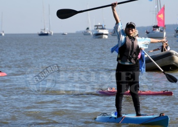 El Paraná se vistió de patria, deporte y bandera