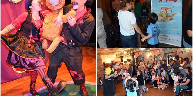 SE SUBE EL TELÓN. Los Títeres de Reciclo Circo llenaron de magia la apertura de Gurises al Teatro.