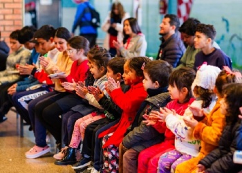 Niños del Hogar de Día celebraron el inicio del receso invernal