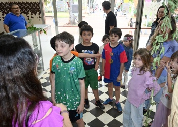 Los pequeños exploradores del mundo guaraní coparon el Museo Cambas