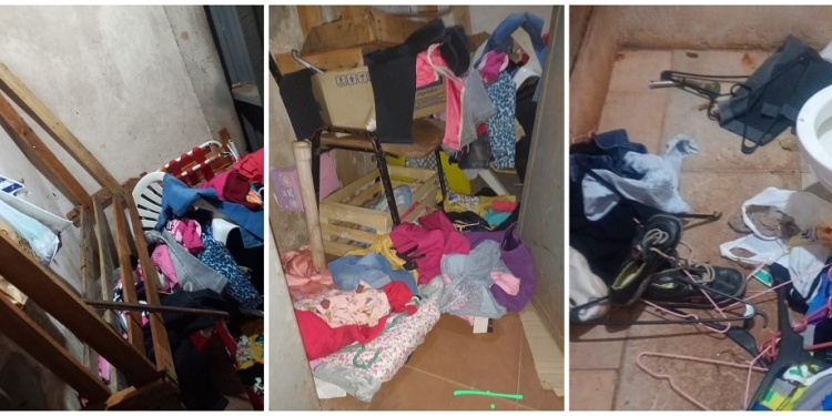 SEGUIDILLA. Los ladrones se llevaron mercaderías, muebles y productos y causaron destrozos en los puestos.