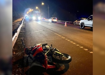 Oberá: motociclista lesionado tras colisionar con otra moto sobre la ruta Nacional 14