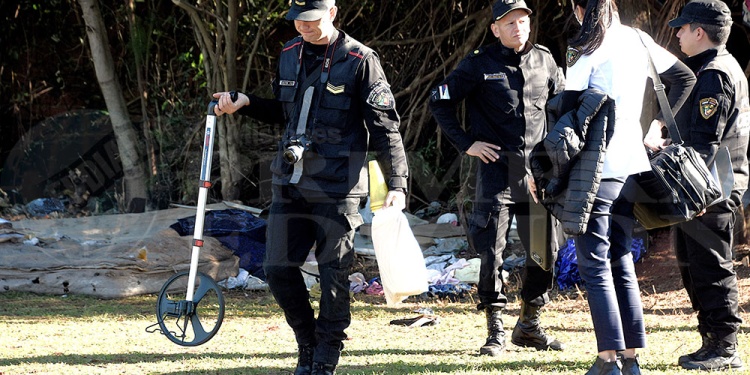 ESPACIO VERDE. En la esquina de calle Centeno y Krause, a cien metros de las avenidas Tambor de Tacuarí y Areco se registró el ataque fatal el domingo 6 de julio.