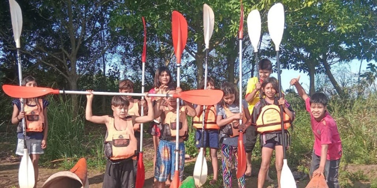 PRESENTE. El equipo mbya guaraní del Club San Ignacio será de la partida.
