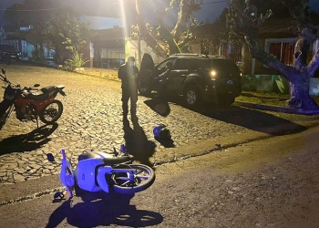 Motociclista herida en siniestro vial en Posadas