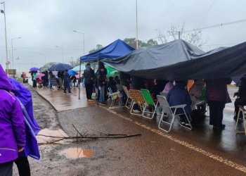 Gremios docentes cortaron más de tres horas la ruta 12 en Montecarlo