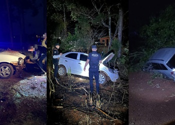 Tres despistes en rutas misioneras en menos de 24 horas: dos conductores resultaron heridos