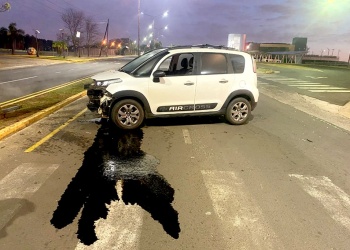 Despiste y choque frente al Parque del Conocimiento