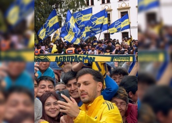 Boca revolucionó Santiago del Estero en la previa del duelo por Copa Argentina