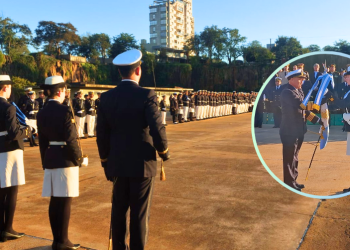 Honor, disciplina y emoción en ceremonia del Liceo Naval Militar Almirante Storni