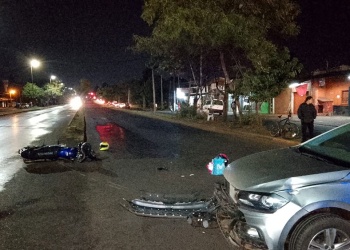 Una mujer lesionada en siniestro vial en Posadas