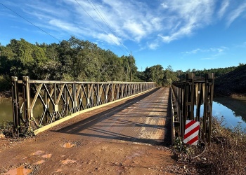 Interrupciones intermitentes en el paso provisorio del arroyo Pindaytí