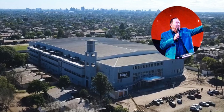 IMPONENTE. El templo está ubicado en Resistencia y es el más grande de Argentina, tiene capacidad para 18 mil personas.