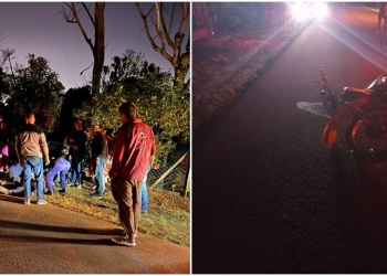 Motociclista terminó hospitalizado tras chocar con un perro en Alba Posse