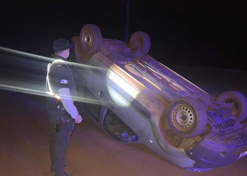 Manejaba ebrio, despistó y terminó demorado