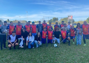 Tierra Roja disputó un amistoso con la Policía