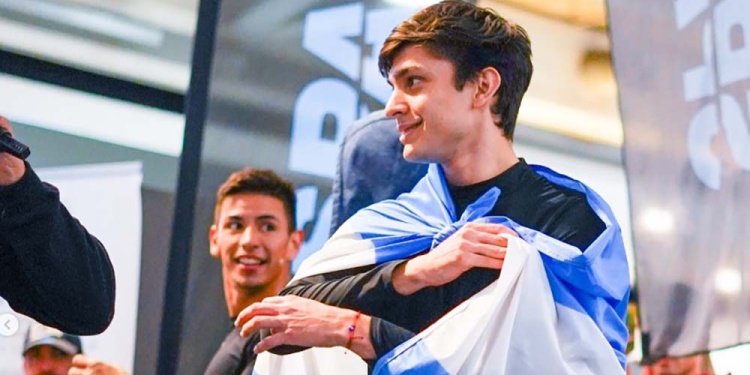 ORGULLO MISIONERO. Ignacio es el primer argentino en conseguir un podio.