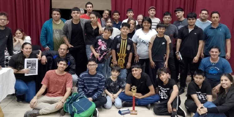 PROTAGONISTAS. Jugadores de todo el país dijeron presente en Alem.