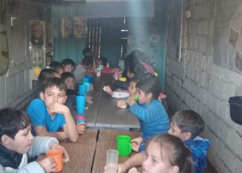 Colecta Solidaria por el Día del  Niño en el merendero Rayito de Sol