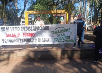 Eldorado se movilizó por la emergencia en discapacidad: “Todo el sistema está a punto de colapsar”