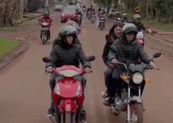 El último adiós a Gonzalo: despidieron con una caravana al joven motociclista