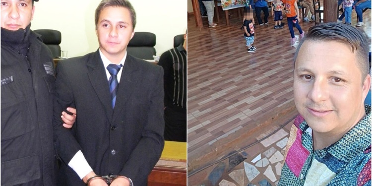 ANTES Y DESPUÉS. En 2012, Jorge Da Rosa condenado a prisión perpetua por el Tribunal Penal 2. Trece años después, Da Rosa en familia y cumpleaños cerca de la libertad condicional.