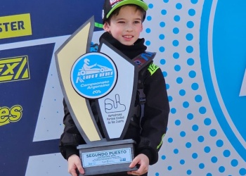 Karting: Valentino Silveira, al podio en el Argentino
