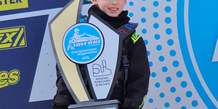 DEBUT AUSPICIOSO. El apostoleño, al podio en su primer año a nivel nacional.