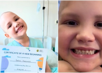 Tras un control, analizarán si Santino está apto para una tercera infusión de células T