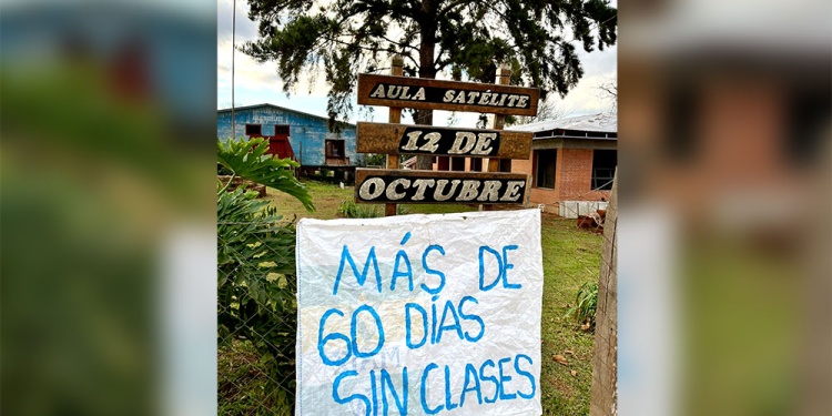 SIN AGUA. El aula satélite tampoco cuenta con perforación de agua.