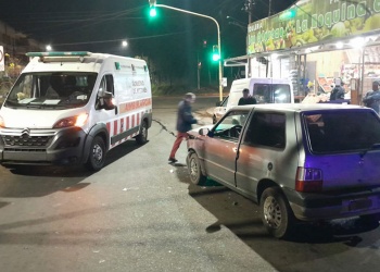 Choque en Posadas: un herido y un conductor con alcoholemia positiva