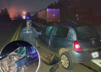 Choque entre un auto y un camión en Eldorado dejó un conductor hospitalizado