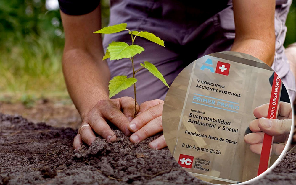 La Fundación Hora de Obrar recibió el premio “Acciones Positivas” por su proyecto Crece Selva Misionera