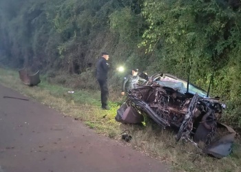 Cinco jóvenes resultaron heridos tras un despiste en la ruta 12
