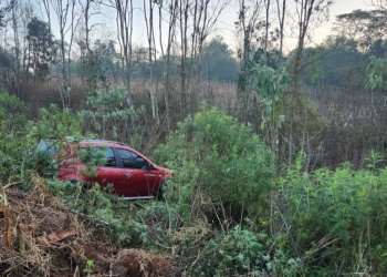 Salto Encantado: conductor alcoholizado despistó con su auto y quedó detenido