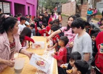 Gracias a la solidaridad de la comunidad, el comedor “Ellos no tienen la culpa” celebró el Día del Niño