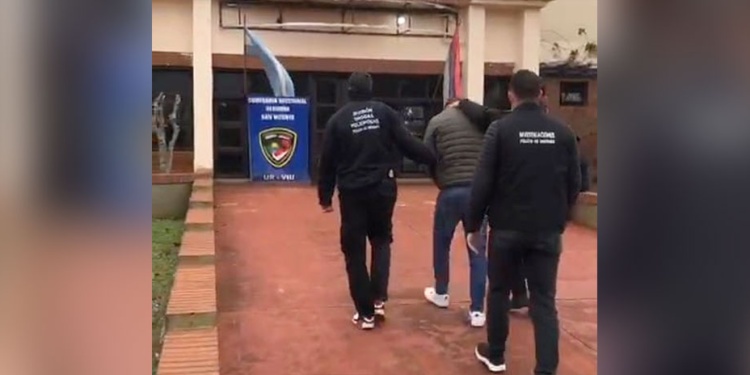 ARRESTADO. El sospechoso, de 44 años, quedó a disposición del Juzgado de Instrucción 3 de San Vicente.