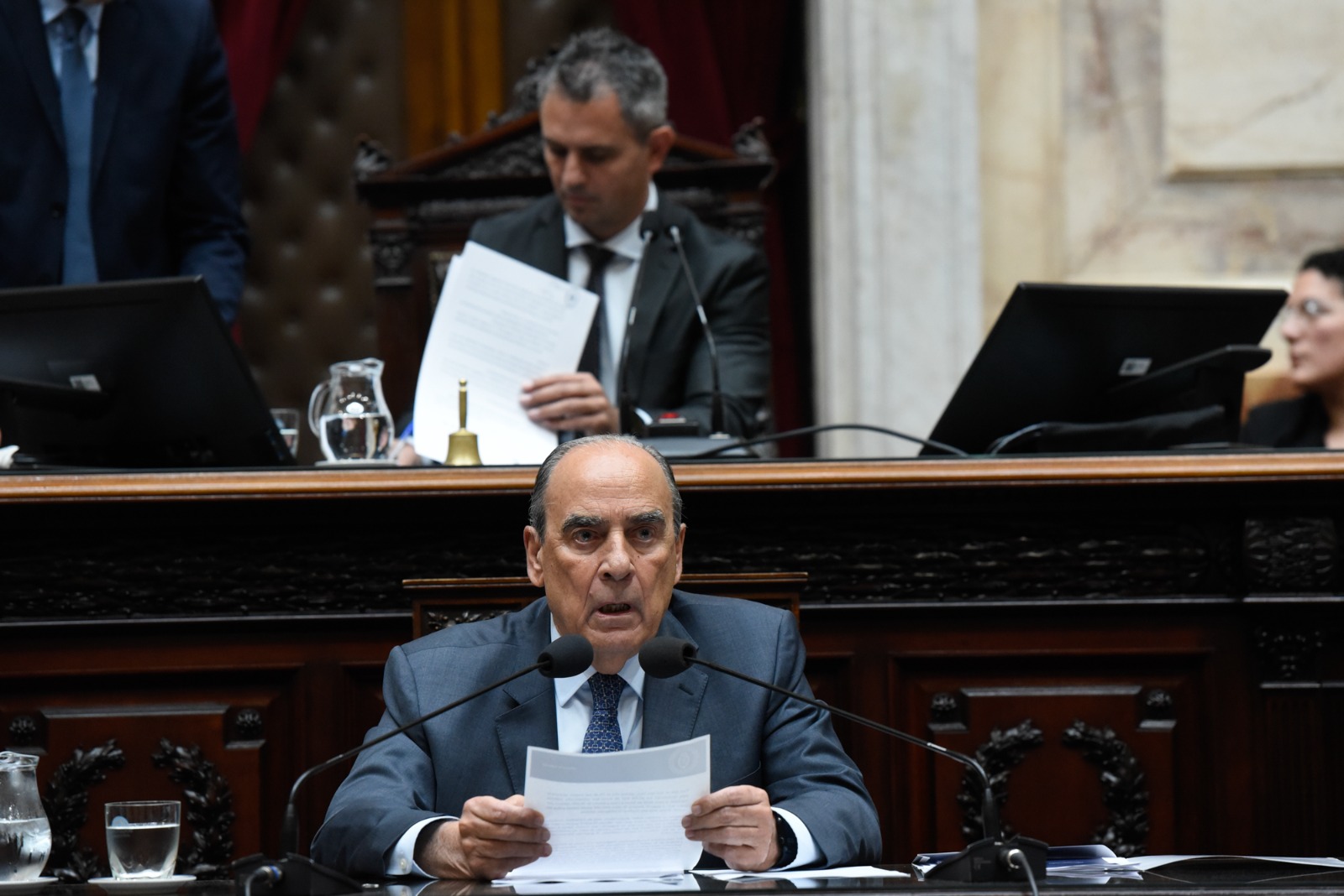 Carbajal cuestionó el informe de Jefe de Gabinete: “No hubo respuestas concretas a los problemas del país”