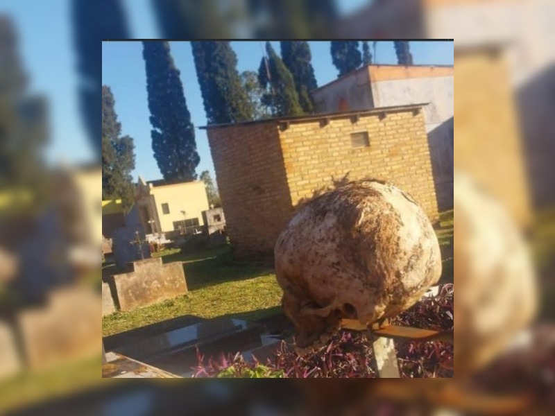 Indignación en Concepción de la Sierra por profanación en el cementerio municipal: “Fue aberrante lo que hicieron”
