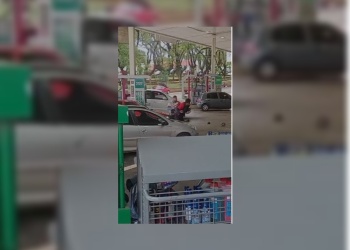 Video: violenta pelea entre conductores en una estación de servicio de Oberá