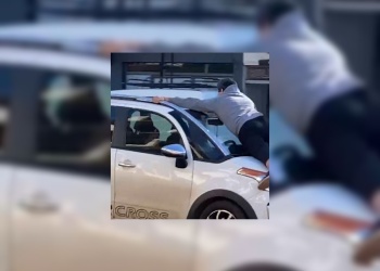 Tensión en la vía pública de Posadas: un hombre fue arrastrado sobre el capó de un auto tras una discusión de tránsito