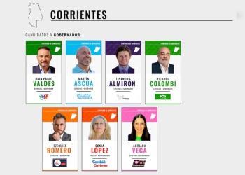 Elecciones en Corrientes: siete candidatos por el sillón