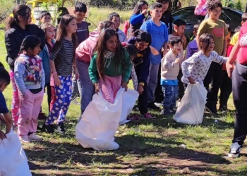 Moteros solidarios sorprendieron a merendero y agasajaron a 200 niños por su día